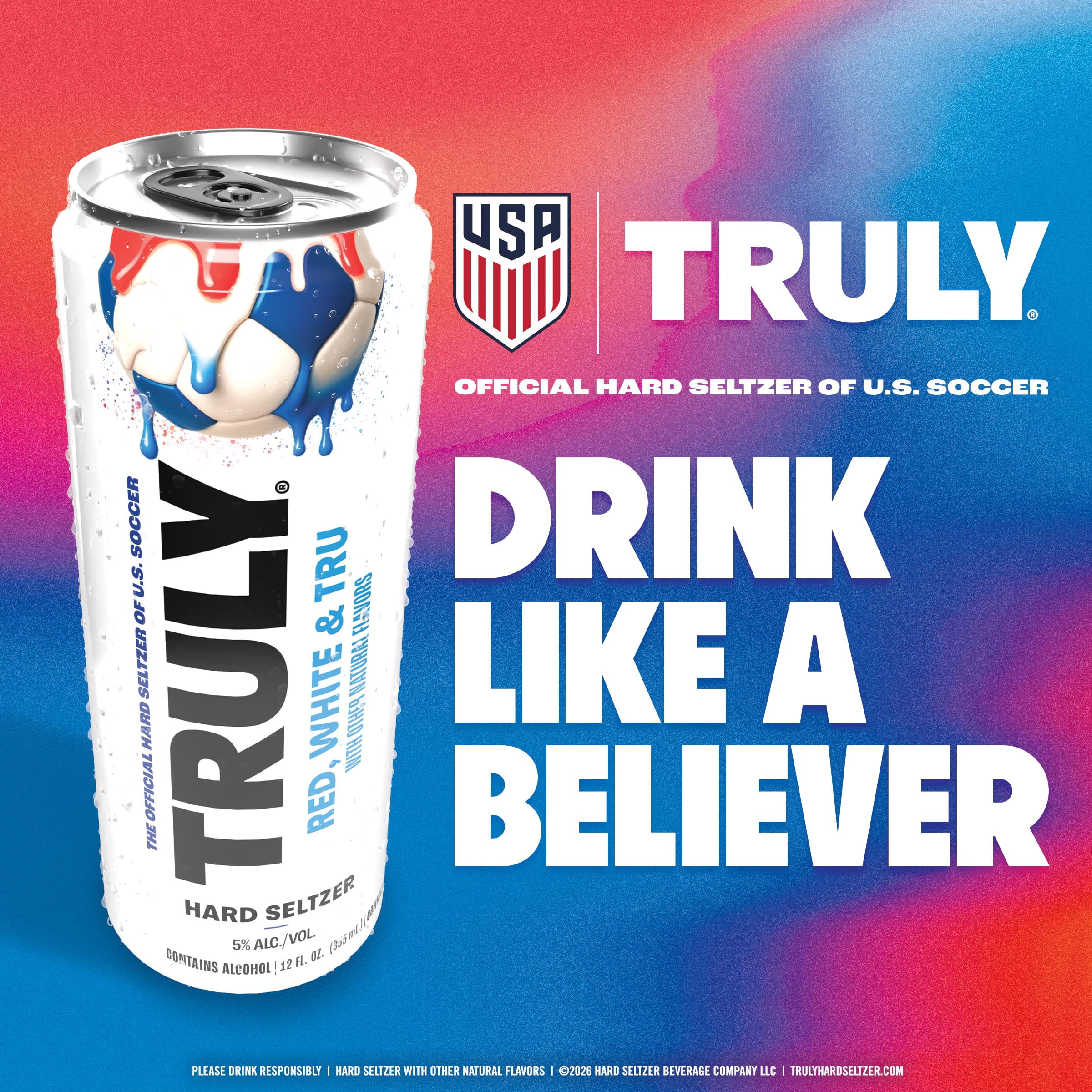 Truly Hard Seltzer Party Pack Variety, 24 Pack, 12 fl oz Cans, 5% ABV