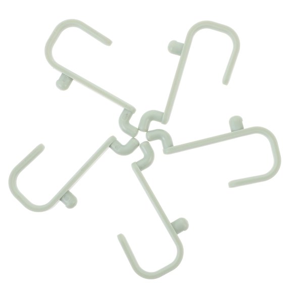 SHOWERORO 20Ud Para Almacenaje En Pegboard De Plástico Verde Claro Uso Flexible En