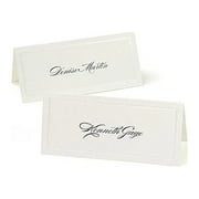 Gartner Studios Ivory Pearl Printable Place Cards, Pearlescent Border, 3.75 by 1.5 Inches, 48 Count