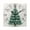 Black, variant on 7.78in Square Artistic Wall Clock Dual-Purpose Tabletop & Hanging Decor Silent Non-Ticking Clocks for Home Office 11111111 Green Christmas Tree with Baubles