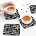 thumbnail image 4 of Leather Coasters with Heat-resistant for Drinks, horse silhouette Cup Coasters Cup Pad Mat for Tabletop Protection, Coffee Table, Office Desk and Housewarming Gift, 4 of 5