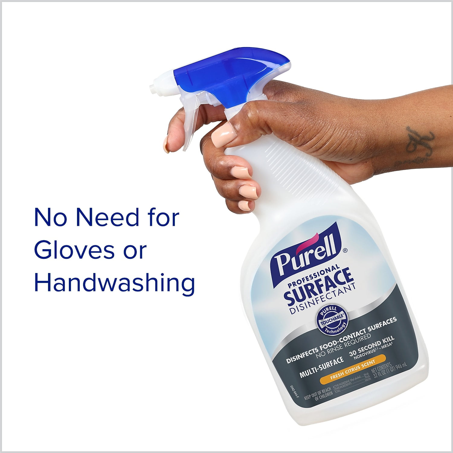 PURELL Professional Surface Disinfectant Spray, Citrus Scent, 32