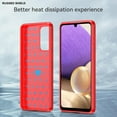 thumbnail image 5 of Samsung A33 5G case,Galaxy A33 5G case,with HD Screen Protector, Fashion Shock-Absorption Flexible TPU Bumper Soft Rubber Protective Case Cove for Samsung Galaxy A33 5G (Red Brushed TPU), 5 of 16