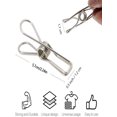 thumbnail image 2 of 60 Pack Stainless Steel Laundry Clips, Rustproof Clothespins Clothes Pins with Strong Grip for Washing Line, Snack Bags, Towels, Pictures, Paper – Ideal for Kitchen, Office & Household Organization, 2 of 6