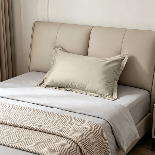 Funda de Almohada Refrescante para Personas Que Suelen Sudar Por La Noche: Funda de Almohada Transpirable de Terciopelo Suave de Tamaño Completo con Tejido Termorregulador, Alivia La Sudoración Noctu