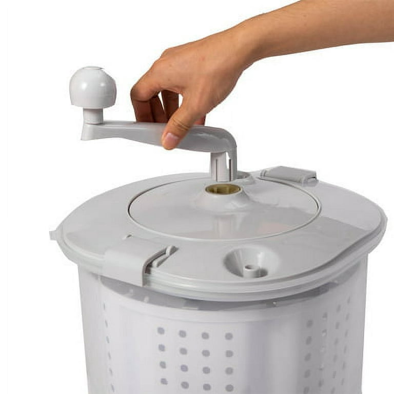 PLMM Portable Compact Spin Dryer for Clothes Manual, Mini Non-Electric  Manual Laundry Drying Machine for Apartment Dorm Camping