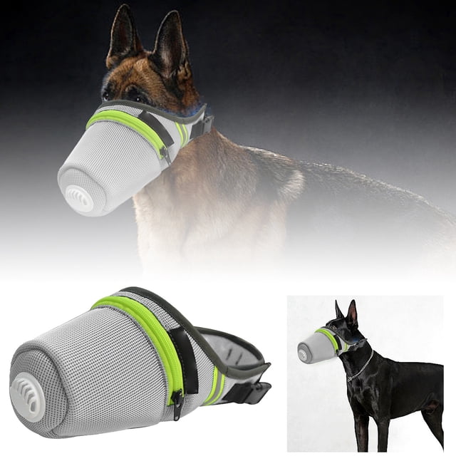 Reusable Breathable Dog With Adjustable Fit Air Filtering Respirator For Large And Small Dogs
