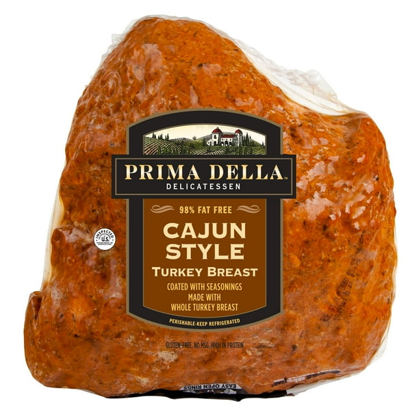 Prima Della Cajun Turkey Breast, Deli Sliced