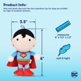thumbnail image 4 of DC Comics for Pets Superman Large Plush Figure Dog Toy | Squeaky Plush Dog Chew Toy for All Dogs | Fun, Soft, and Safe Jumbo Size Superman Dog Toy, 12 Inch, 4 of 4