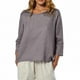 thumbnail image 2 of Ropa de trabajo,Camiseta informal estampada de manga 3/4 para mujer, corte holgado, poliéster, cuello redondo, para uso diario, sopatenor, 2 of 9