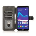 thumbnail image 4 of (Black)For Huawei Y9 2018 Calf Texture Magnetic Buckle Horizontal Flip Leather Phone Case, 4 of 5