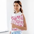 thumbnail image 6 of Pink and Red Hearts Pattern 3 Ring Hardcover Binders 1.5in Round Rings for Letter-Size Folder Paper Organizer Pockets for Office Student Recipe, 6 of 9