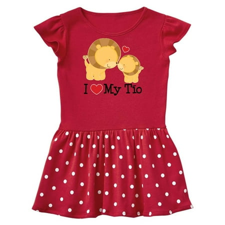 

Inktastic I Love My Tio Uncle Gift For Nephew Gift Baby Girl Dress
