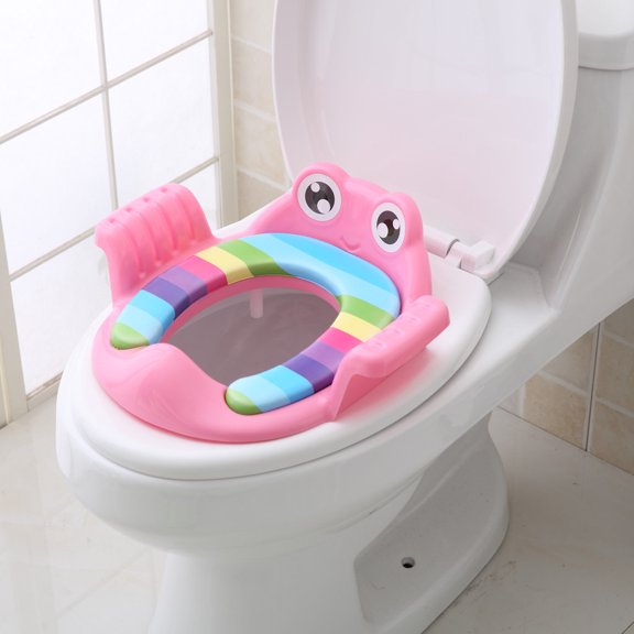 Herrnalise Baby Child Potty Toilet Trainer Seat Step Stool Ladder Training Chair