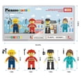 thumbnail image 3 of Figuras de acción con mosaicos magnéticos, personajes de PicassoTiles City, 3 of 8