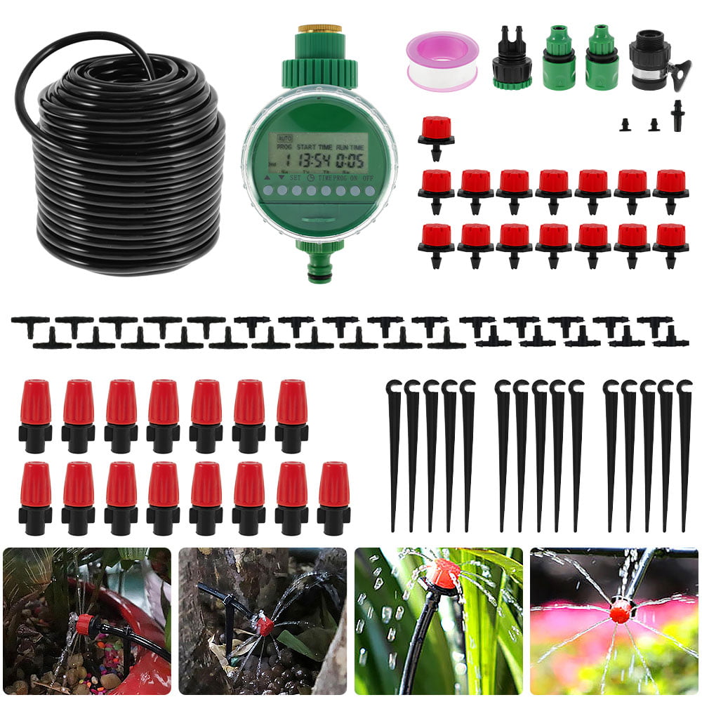 Details about   Automatic Drip Irrigation System Plant controller Self Watering Garden Kit Tool· 