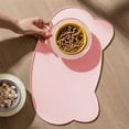 thumbnail image 5 of TFYZYY Rectangular Silicone Pet Mat for Dogs and Cats, Non-Slip Feeding Mat, Spill-Proof Water Bowl Placemat, Easy to Clean Slow Feeder, Pet Food Tray, 5 of 6
