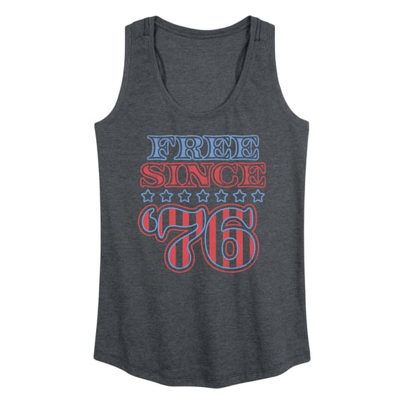 Instant Message - Free Since 76 Graphic Racerback Tank
