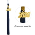 thumbnail image 4 of GraduationMall Unisex Adult Matte Graduation Cap with 2026 Tassel Navy Blue, 4 of 5