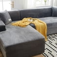thumbnail image 2 of Guardoinrt Polyester Premium Universal Fit Sofa Protector Thick Sofa Seats Easy To Clean And Replace coffee, 2 of 6