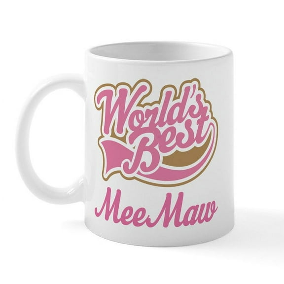 CafePress - Meemaw (Worlds Best) Mug - 11 oz Ceramic Mug - Novelty Coffee Tea Cup