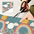 thumbnail image 6 of Yayeee Faucet Mat for Kitchen Sink 14.7" Diatomite Long Splash Guard Pad, Blue Rainbow, 2 Pack, 6 of 7
