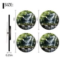 thumbnail image 2 of Non-Ticking Silent Wall Clocks Personalized Analog Round Clock Battery Operated Clocks Decorative for Kitchen,Office-Majestic Waterfall Cascades Down Moss-Covered Rocks(16inch), 2 of 4