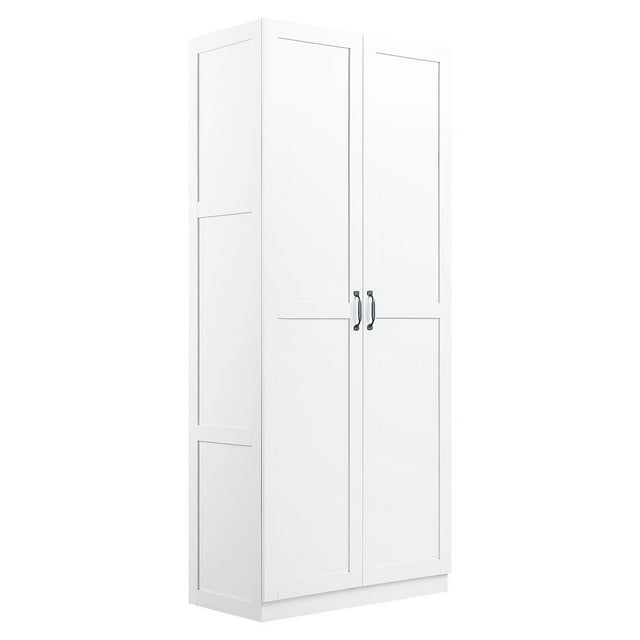Manhattan Comfort Hopkins Armoire de Rangement Moderne 3,0 Po Blanc