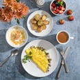 thumbnail image 2 of Juego de vajilla Gibson Home Zen Buffet de porcelana, 30 piezas, blanco, 2 of 7