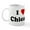 White, variant on CafePress - I Love Chicago Mug - 11 oz Ceramic Mug - Novelty Coffee Tea Cup