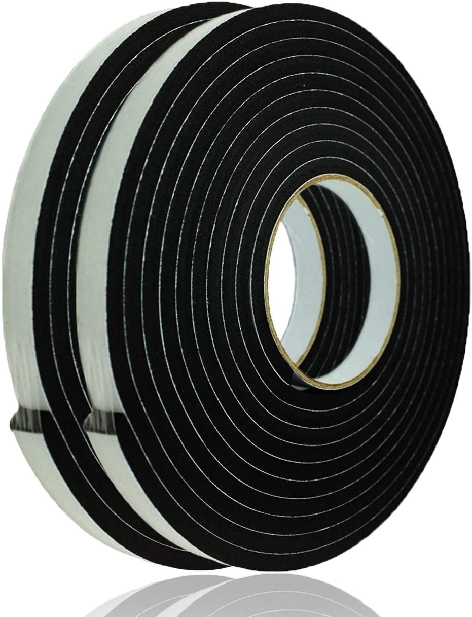 Premium Adhesive Foam Tape for Doors and Windows, Waterproof SelfAdhesive Foam Strip Insulation