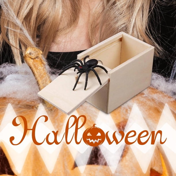 Tmvgtek Juguete De Caja De Miedo De Broma De Araña Artificial Juguete De Truco Impactante Inofensivo De Halloween Tmvgtek Para estrenar