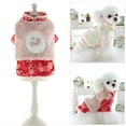 thumbnail image 2 of Dog Tang Suit Soft Winter Costume Fine Workmanship Exquisite Pattern Pet Cotton Clothes for Daily Wear, 2 of 6