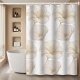 thumbnail image 1 of Godderr Shower Curtain, Floral Pattern Bathroom Shower Curtain Set With Hooks,72x72inch, 1 of 2