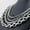 3mm, variant on 3/4/6/10mm Men's Chain Silver Tone Stainless Steel Rolo Link Necklace 18-40''