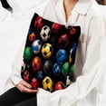 thumbnail image 6 of Football Luxurious Velvet Decorative Throw Pillow Inserts - Set of 2, Chair Pillow Covers - Unique Patterns, 16x16, 18x18, 20x20 Inches for Home Decor & More, 6 of 6