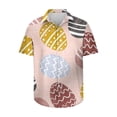 thumbnail image 2 of Camisa hawaiana de Pascua para hombres y mujeres Camisas hawaianas con cuello cubano y manga corta con botones para hombres y mujeres, 2 of 5