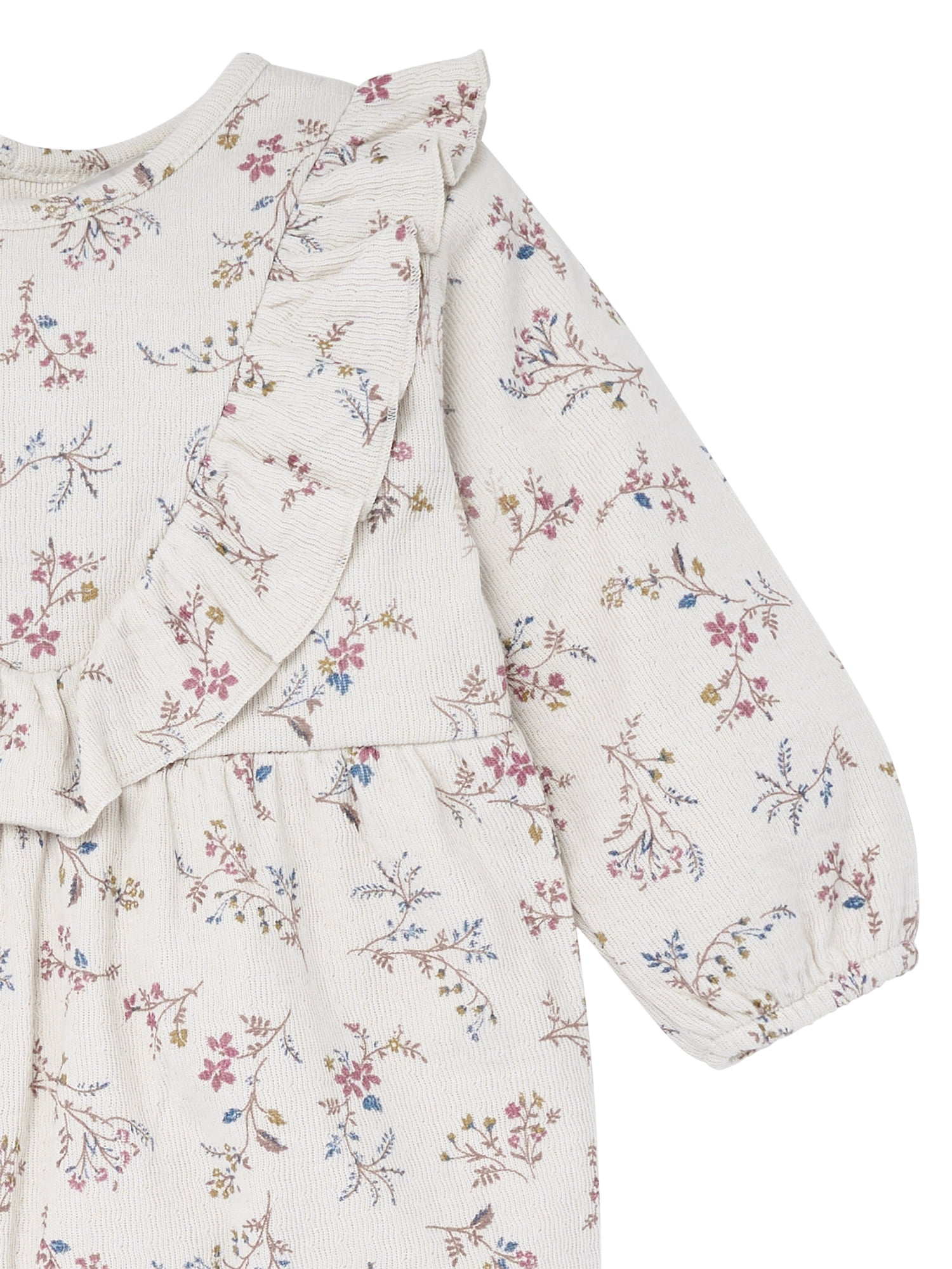 Modern Moments by Gerber Baby Girl Ruffle Romper, Sizes 0/3 Months - 24 Months