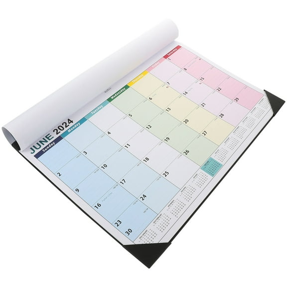 ifundom English Monthly Wall Calendar for Families, 1 Pack Paper Planner with Large Date Boxes and Holiday Markings