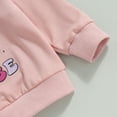 thumbnail image 4 of Toddler Baby Girl Halloween Outfit Ghost Letter Print Sweatshirt Crewneck Pullover Sweater Long Sleeve Shirt Tops Fall Clothes, 4 of 7