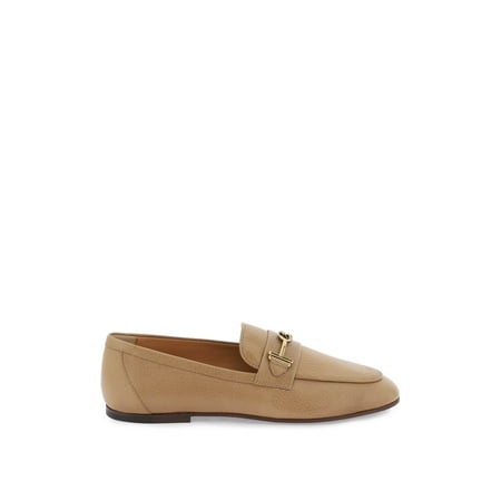 

Tod s Leather Loafers With Bow Women