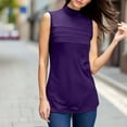 thumbnail image 6 of Augper Women's Soft Cotton Mock Turtleneck Shirt Baselayer Tops Underwear Shirt, 6 of 9