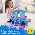 thumbnail image 3 of Little People Disney Frozen Musical Playset with Anna and Elsa, 1.5 ft Tall, 3 of 7