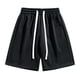 thumbnail image 1 of pstuiky Pantalones cortos de entrenamiento para hombre, Pantalones cortos deportivos casuales holgados de color sólido para hombre Pantalones cortos de entrenamiento, 1 of 5
