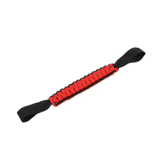 ZheElen Car Front Rear Seat Back Roll Bar Grip Kit Comfortable Heavy Duty Automotive Accessory For Safety Comfortable Red 29.6x4cm