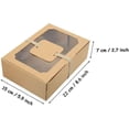 thumbnail image 3 of 12 cajas de cartón para pasteles con ventana transparente., 3 of 5