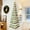 Excluding lights, variant on Fluffy Cat Tail Christmas Tree DIY Kit for Small Spaces, Premium Extra Thick Yarn Corner Tree for Tabletop, Shelf, Holiday Home Decor, Fun Family Craft Activity (Green, 15.75in)