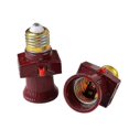 thumbnail image 1 of Set of 2 E27 Screw Thief Sockets with Switch 6A250V [Energy Class A] [Energy Class A] ZeGoods, 1 of 5