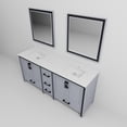 thumbnail image 6 of Ziva 80 in W x 22 in D Dark Grey Double Bath Vanity, Cultured Marble Top and 30 in Mirrors, 6 of 7