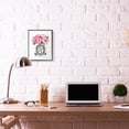 thumbnail image 3 of Stupell Industries Eclectic Fashion Designer Rose Flower Glass Pink Watercolor Black Framed Giclee Art, 11 x 14, by Amanda Greenwood, 3 of 7